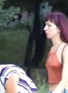 Tiny tits babe. Candid nipples