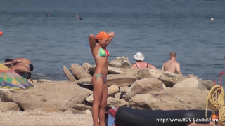 Hot bikini on the beach