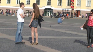 Mini Skirt on the Street